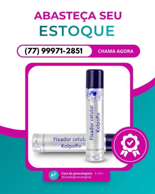 🩺✨ Precisão em cada detalhe!O #Fixador Celular Kolpofix Aerosol 100mL Kolplast é um aliado indispensável na rotina #ginecológica, auxiliando na preservação das amostras coletadas para análise #citológica.✅ Fixação rápida e eficiente
✅ Praticidade na aplicação
✅ Maior qualidade na conservação das lâminasGaranta mais segurança e confiabilidade nos seus procedimentos com produtos de qualidade.📞 (77) 99971-2851
🌐 www.casadoginecologista.com.br