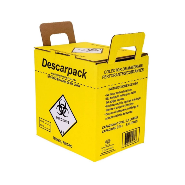 Coletor de Materiais Perfurocortantes  Descarbox - Imagem 4