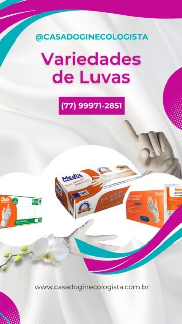 🧤✨ A #luva ideal para cada procedimento faz toda a diferença.Na Casa do #Ginecologista, você encontra uma ampla variedade de luvas para atender às necessidades da sua #clínica, com opções que oferecem segurança, conforto e qualidade para diferentes aplicações.💙 Escolha a solução ideal para sua rotina e conte com produtos que proporcionam mais confiança em cada atendimento.📞 (77) 99971-2851
🌐 www.casadoginecologista.com.br