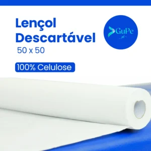 Lençol de papel hospitalar 50cm x 50m - Gupe Pel