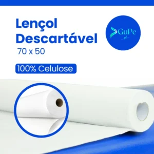 Lençol de papel hospitalar 70cm x 50m – Gupe Pel