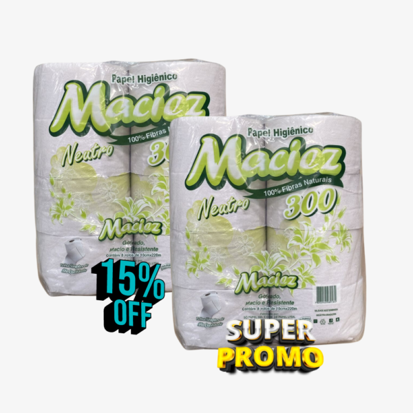 Papel Higiênico Neutro Maciez - Imagem 2