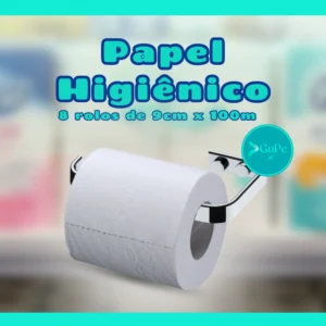Papel higiênico Gupe Pel 100% celulose 9x100